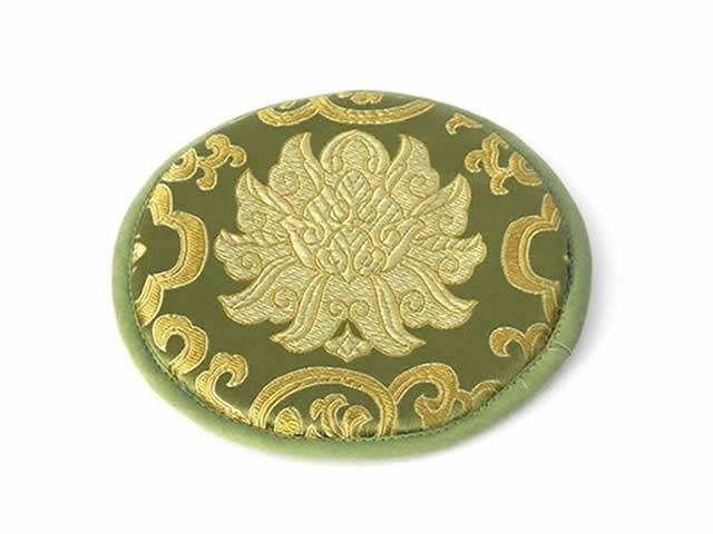 Klangschalenkissen 15 cm oliv