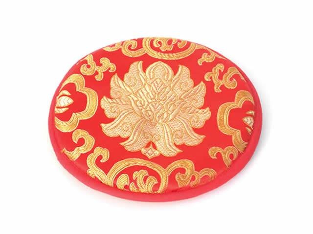 Klangschalenkissen 15 cm rot