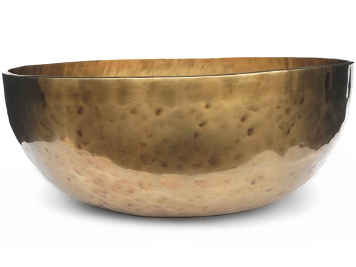 Tibetische XXL Klangschale 13430 Gr. Hopi Herz - Fußklangschale Tibetische XXL Klangschale 13430 Gr. Hopi Herz - Fußklangschale