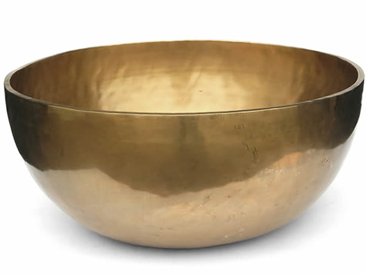 Tibetische XL Klangschale 8775 Gr. Mondknoten - Fußklangschale