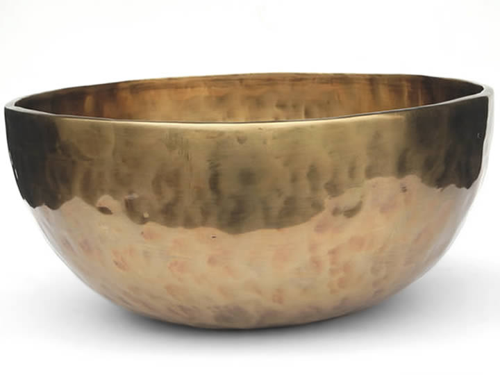 Tibetische XL Klangschale 4810 Gr. - Fußklangschale für Kinder