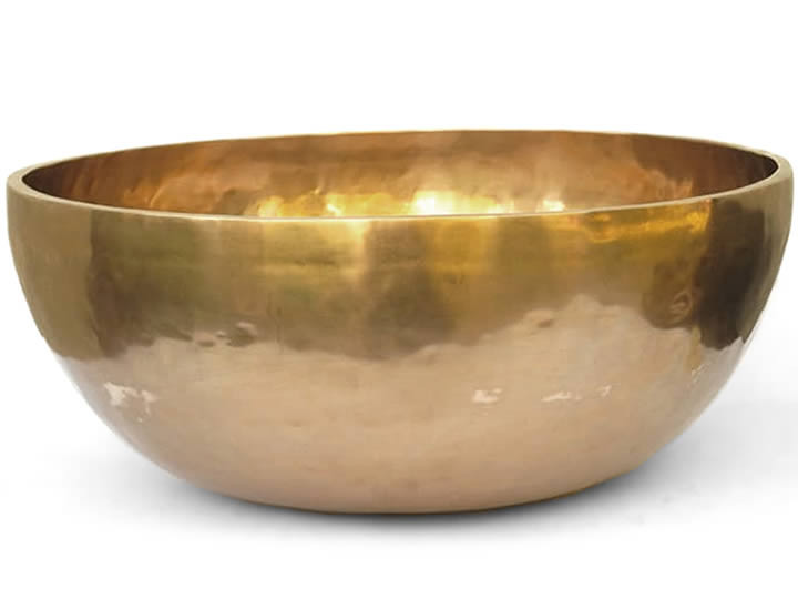 Tibetische XXL Klangschale 10515 Gr. Thetawelle - Fußklangschale