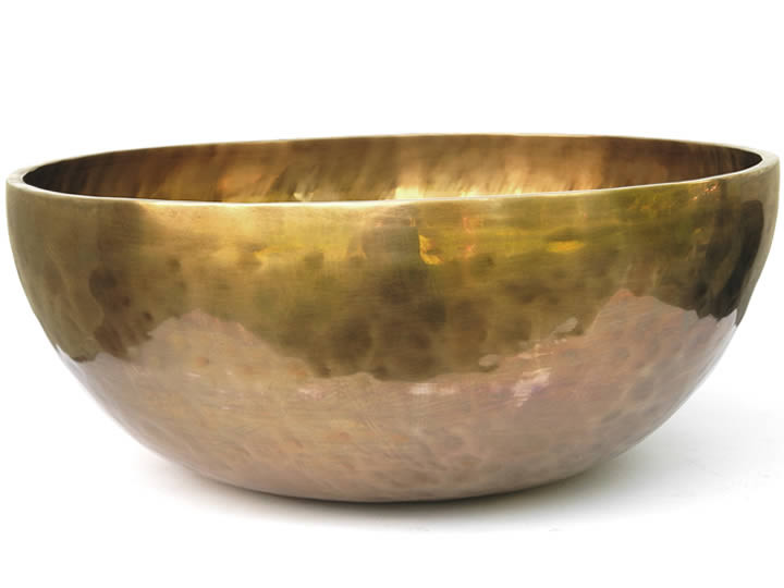Tibetische XXL Klangschale 10595 Gr. Mond Sarosperiode + Jupiter - Fußklangschale