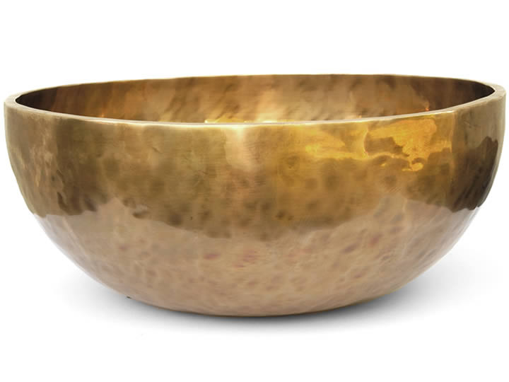 Tibetische XXL Klangschale 10395 Gr. Mond Apsidenumlauf + Jupiter - Fußklangschale