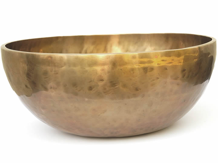 Tibetische XXL Klangschale 10490 Gr. Mondknoten - Fußklangschale