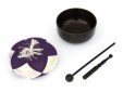 Japanische Rin-Klangschale Dharma-134 schwarz