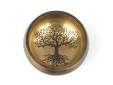 Gegossene Klangschale 500 Gr. "Baum des Lebens" - Ton H4