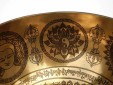 Tibetische Gravur Klangschale 1175 Gr. "Medizinbuddha"