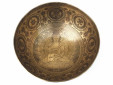 Tibetische Klangschale 1330 Gr. Platonisches Jahr mit Buddha-Gravur "Shakyamuni"