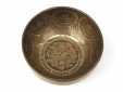 Tibetische Gravur Klangschale 1040 Gr. Neptun