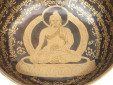 Tibetische Gravur Klangschale 1725 g Buddha "Shakyamuni"