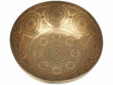 Tibetische Gravur Klangschale 2105 Gr. - sehr tiefer Klang