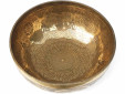 Tibetische Gravur Klangschale 2470 Gr. Thetawelle