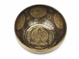 Tibetische Gravur Klangschale 1110 Gr. Buddha "Grüne Tara"