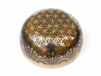 Tibetische Gravur Klangschale 635 Gr. Jahreston OM - Buddha "Shakyamuni"