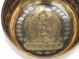 Tibetische Gravur Klangschale 585 Gr. Hopi Herz Buddha "Manjushri"