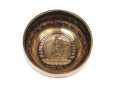 Tibetische Gravur Klangschale 530 g mit Buddha "weißeTara"