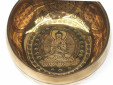 Tibetische Gravur Klangschale 455 g Buddha "Amoghasiddhi"