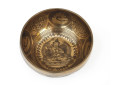 Tibetische Gravur Klangschale 1025 Gr. Buddha "Manjushri"