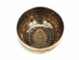 Tibetische Gravur Klangschale 630 g Jupiter "Medizinbuddha"