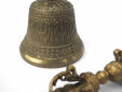 Set tibetische Tempelglocke + Dorje mittel - Qualität: Premium