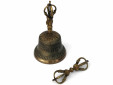 Set tibetische Tempelglocke + Dorje groß
