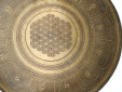 Flacher tibetischer Gravur Gong Ø 44,5 cm - 2. Wahl