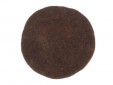 Klangschalenkissen Filz 21 cm dunkelbraun
