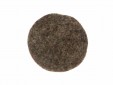 Klangschalenkissen Filz 11 cm mittelbraun